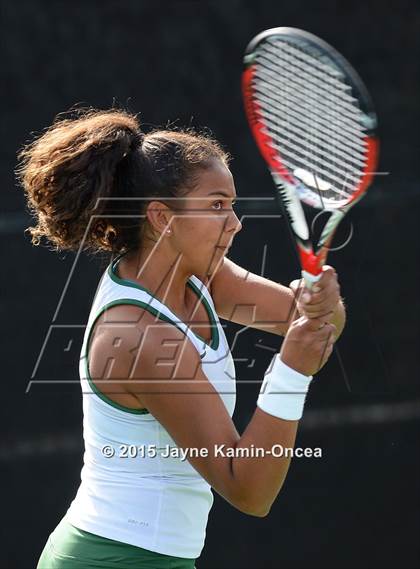 Thumbnail 2 in Foothill League Girls Tennis Championships photogallery.