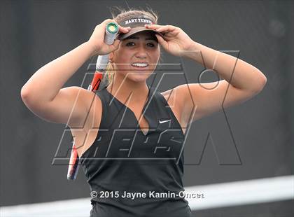 Thumbnail 3 in Foothill League Girls Tennis Championships photogallery.