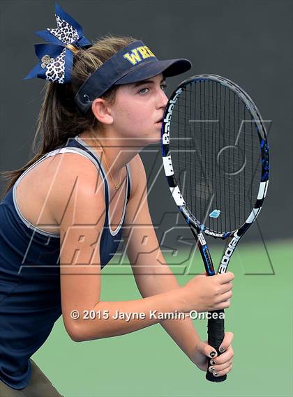 Thumbnail 1 in Foothill League Girls Tennis Championships photogallery.