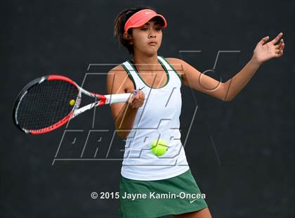 Thumbnail 2 in Foothill League Girls Tennis Championships photogallery.