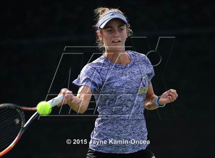 Thumbnail 2 in Foothill League Girls Tennis Championships photogallery.