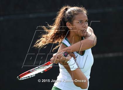 Thumbnail 3 in Foothill League Girls Tennis Championships photogallery.