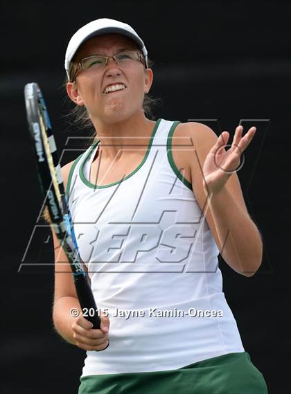 Thumbnail 1 in Foothill League Girls Tennis Championships photogallery.