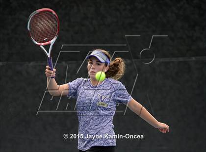 Thumbnail 3 in Foothill League Girls Tennis Championships photogallery.