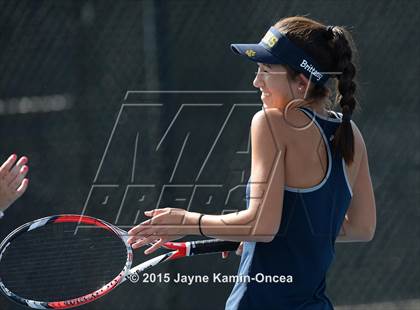 Thumbnail 3 in Foothill League Girls Tennis Championships photogallery.