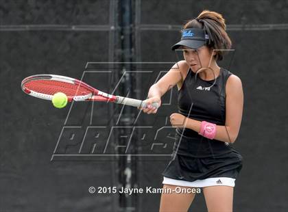 Thumbnail 1 in Foothill League Girls Tennis Championships photogallery.