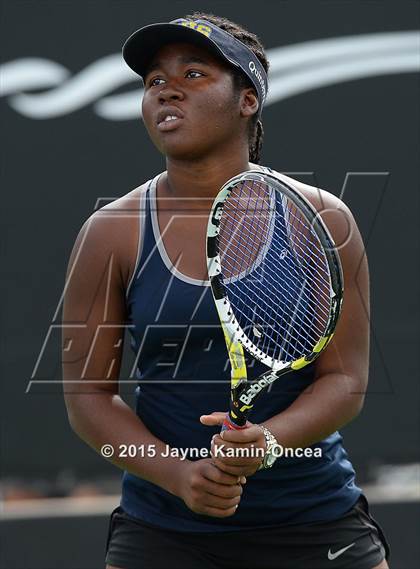 Thumbnail 2 in Foothill League Girls Tennis Championships photogallery.