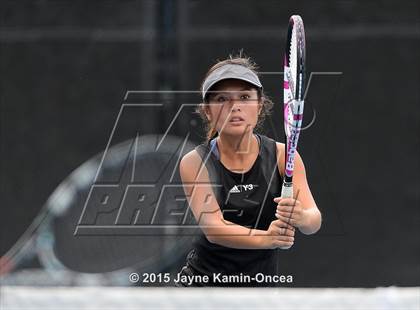 Thumbnail 2 in Foothill League Girls Tennis Championships photogallery.