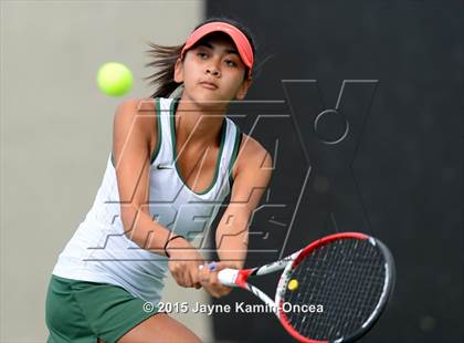 Thumbnail 1 in Foothill League Girls Tennis Championships photogallery.