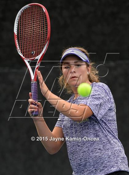 Thumbnail 2 in Foothill League Girls Tennis Championships photogallery.
