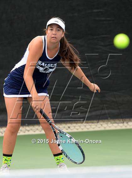 Thumbnail 3 in Foothill League Girls Tennis Championships photogallery.
