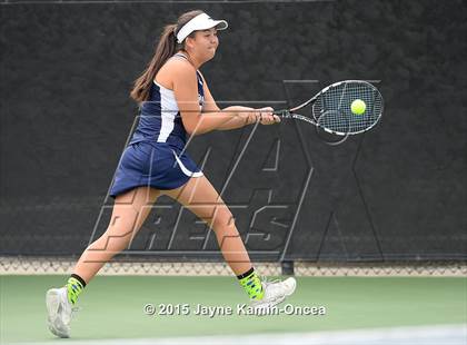 Thumbnail 1 in Foothill League Girls Tennis Championships photogallery.