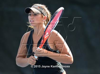 Thumbnail 3 in Foothill League Girls Tennis Championships photogallery.