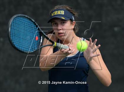 Thumbnail 1 in Foothill League Girls Tennis Championships photogallery.