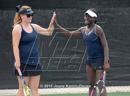 Thumbnail 2 in Foothill League Girls Tennis Championships photogallery.