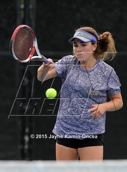 Thumbnail 1 in Foothill League Girls Tennis Championships photogallery.
