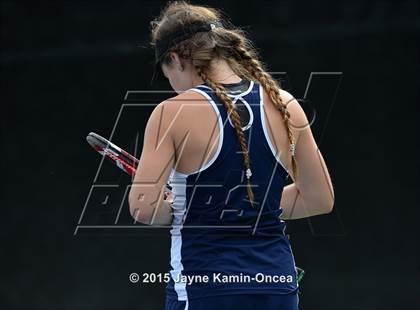 Thumbnail 1 in Foothill League Girls Tennis Championships photogallery.
