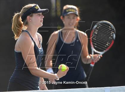 Thumbnail 2 in Foothill League Girls Tennis Championships photogallery.