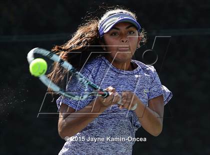 Thumbnail 1 in Foothill League Girls Tennis Championships photogallery.
