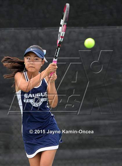 Thumbnail 3 in Foothill League Girls Tennis Championships photogallery.