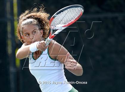 Thumbnail 3 in Foothill League Girls Tennis Championships photogallery.