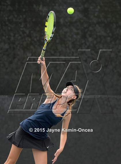 Thumbnail 2 in Foothill League Girls Tennis Championships photogallery.