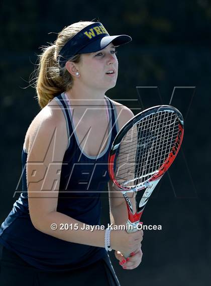 Thumbnail 1 in Foothill League Girls Tennis Championships photogallery.