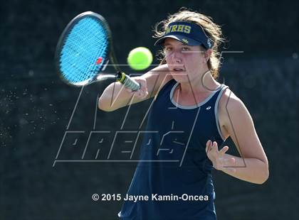 Thumbnail 1 in Foothill League Girls Tennis Championships photogallery.