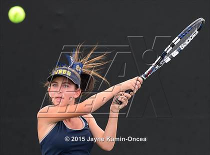 Thumbnail 1 in Foothill League Girls Tennis Championships photogallery.