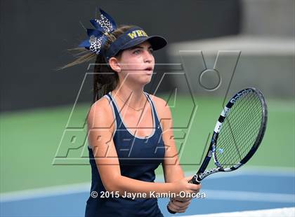 Thumbnail 3 in Foothill League Girls Tennis Championships photogallery.