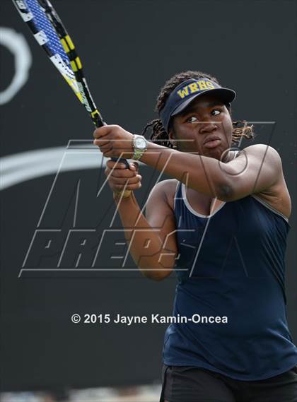 Thumbnail 3 in Foothill League Girls Tennis Championships photogallery.