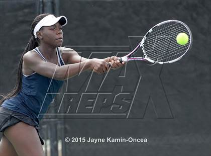 Thumbnail 2 in Foothill League Girls Tennis Championships photogallery.
