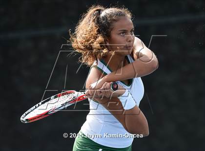 Thumbnail 1 in Foothill League Girls Tennis Championships photogallery.