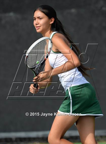 Thumbnail 2 in Foothill League Girls Tennis Championships photogallery.