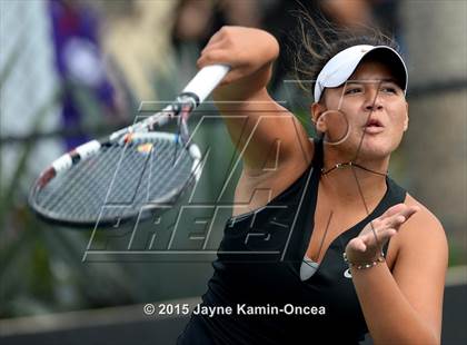 Thumbnail 1 in Foothill League Girls Tennis Championships photogallery.