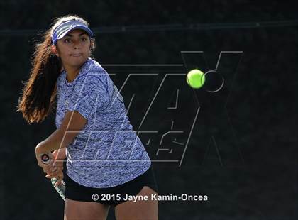 Thumbnail 2 in Foothill League Girls Tennis Championships photogallery.