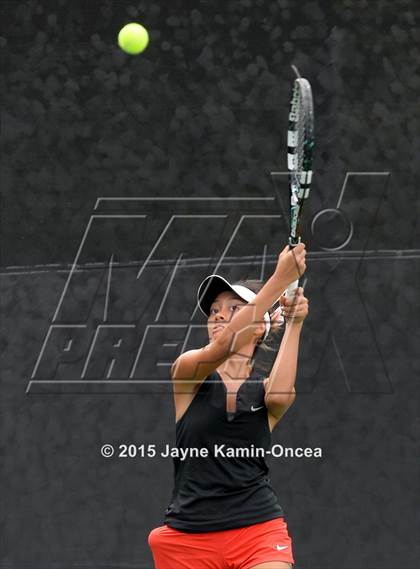 Thumbnail 3 in Foothill League Girls Tennis Championships photogallery.