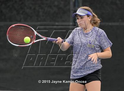 Thumbnail 2 in Foothill League Girls Tennis Championships photogallery.