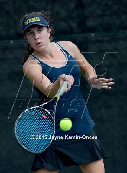 Thumbnail 3 in Foothill League Girls Tennis Championships photogallery.