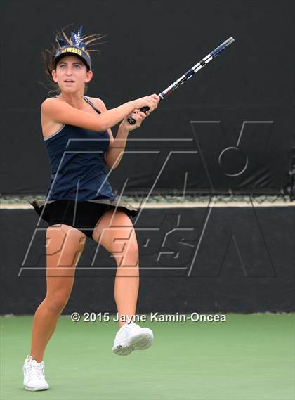 Thumbnail 3 in Foothill League Girls Tennis Championships photogallery.