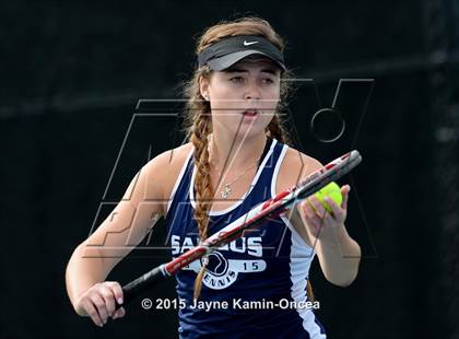 Thumbnail 3 in Foothill League Girls Tennis Championships photogallery.
