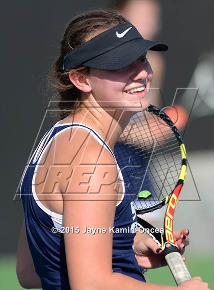 Thumbnail 2 in Foothill League Girls Tennis Championships photogallery.