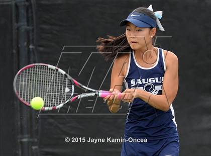 Thumbnail 2 in Foothill League Girls Tennis Championships photogallery.