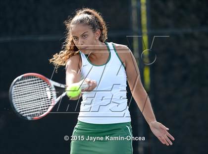 Thumbnail 1 in Foothill League Girls Tennis Championships photogallery.