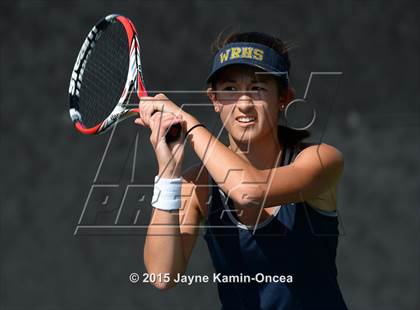 Thumbnail 3 in Foothill League Girls Tennis Championships photogallery.