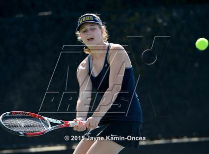 Thumbnail 1 in Foothill League Girls Tennis Championships photogallery.