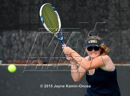 Thumbnail 1 in Foothill League Girls Tennis Championships photogallery.
