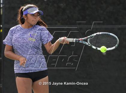 Thumbnail 2 in Foothill League Girls Tennis Championships photogallery.