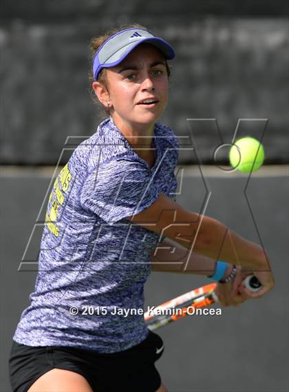 Thumbnail 2 in Foothill League Girls Tennis Championships photogallery.