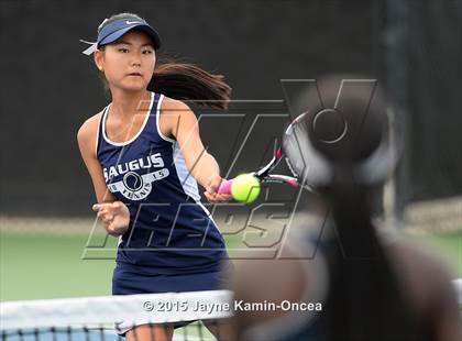 Thumbnail 2 in Foothill League Girls Tennis Championships photogallery.